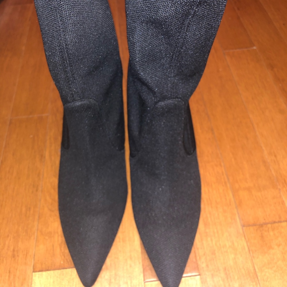Stuart Weitzman black mid-calf boots NEW